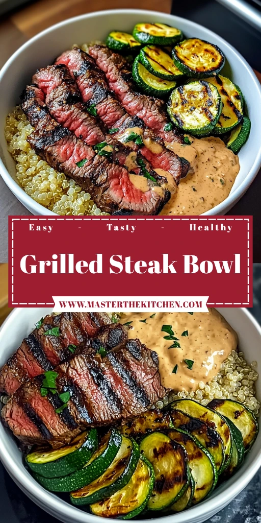 Grilled Steak Bowl with Sauce in 6 Easy Steps Delicious
