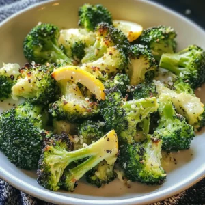 Lemon Garlic Roasted Broccoli 5 Steps Easy Delicious