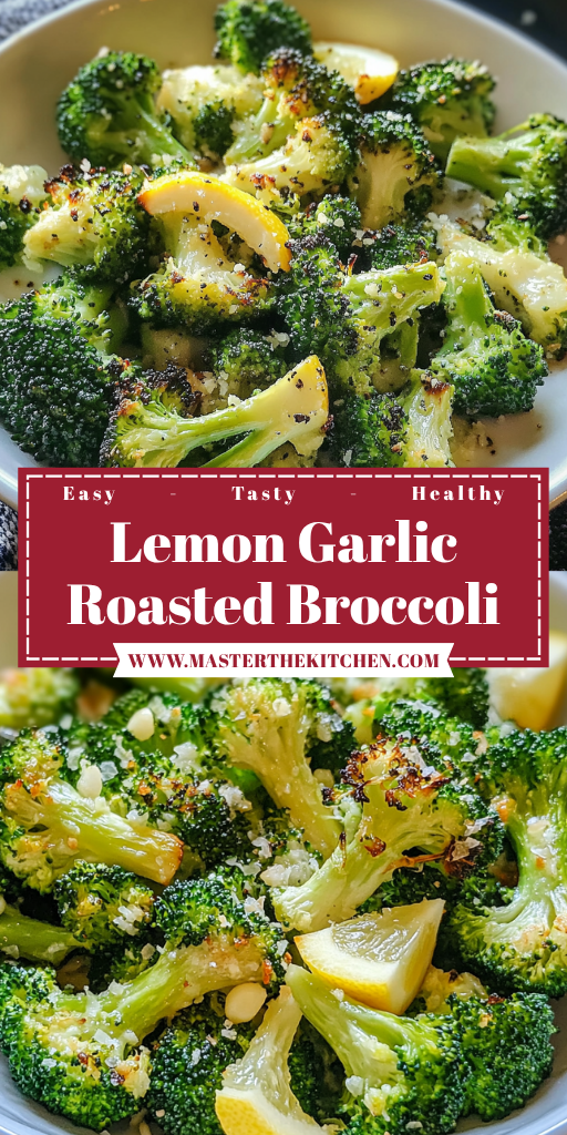 Lemon Garlic Roasted Broccoli 5 Steps Easy Delicious