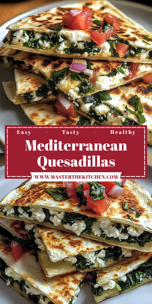 Mediterranean Quesadillas 5 Steps Easy Delicious