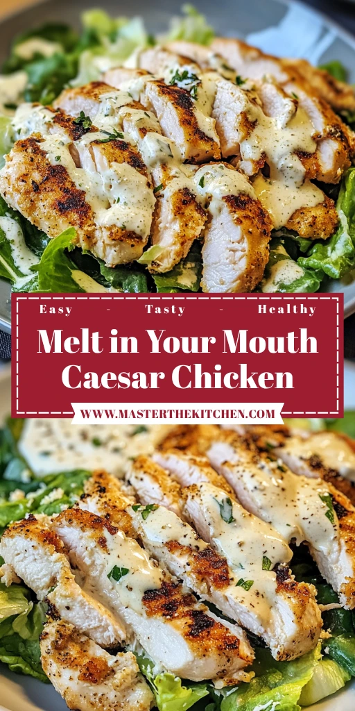 Melt in Your Mouth Caesar Chicken 30 Minutes Easy Delicious