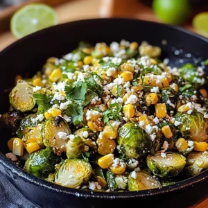 Mexican Street Corn Brussels Sprouts 30 Minutes Awesome Delicious