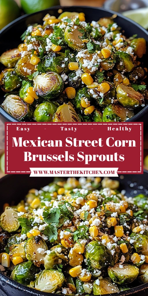 Mexican Street Corn Brussels Sprouts 30 Minutes Awesome Delicious