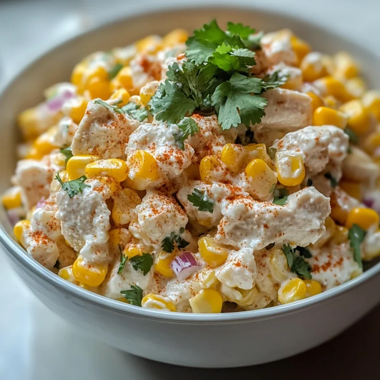 Mexican Street Corn Chicken Salad 4 Servings Easy Delicious