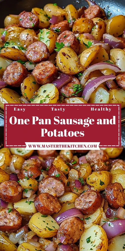 One Pan Sausage and Potatoes 30 Minutes Easy Delicious