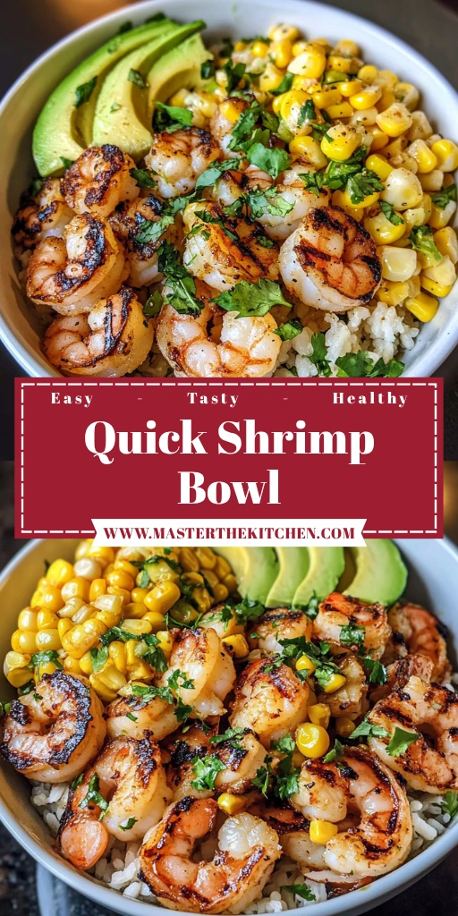 Quick Shrimp Bowl 5 Steps Easy Delicious