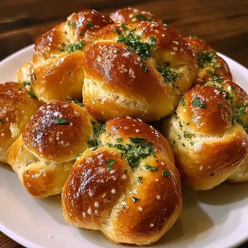 Quick Sourdough Discard Garlic Knots 4 Servings Easy Delicious