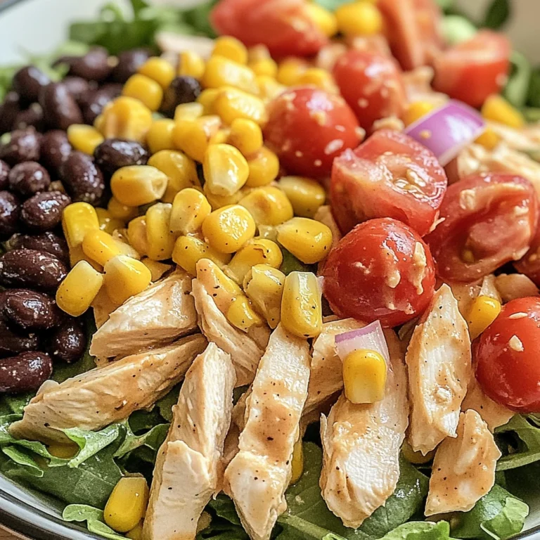 Quick Southwest Chicken Salad 4 Servings Easy Delicious