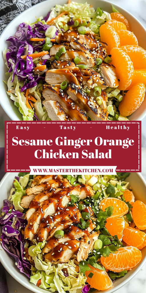 Sesame Ginger Orange Chicken Salad 30 Minutes Ultimate Delicious
