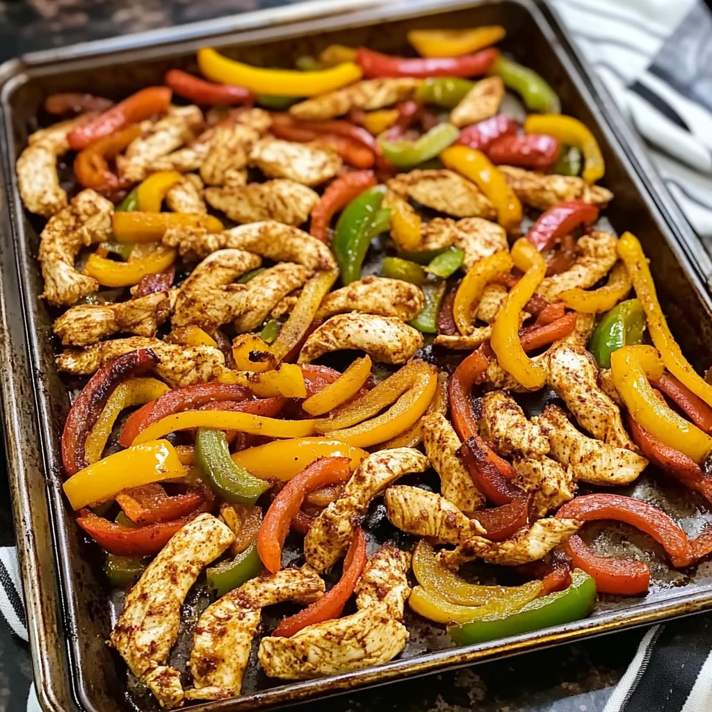 Sheet Pan Chicken Fajitas 25 Minutes Ultimate Delicious