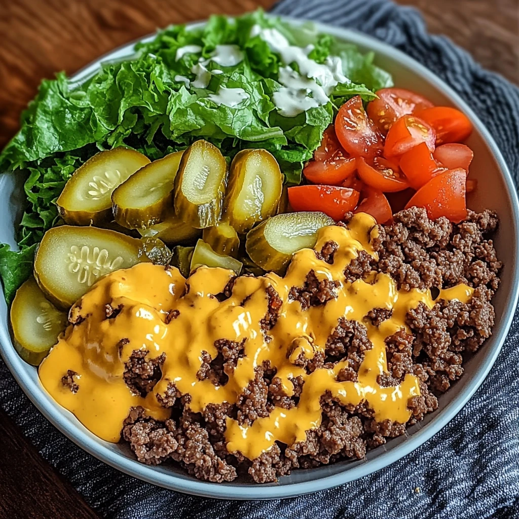 Smash Burger Bowl 4 Servings Ultimate Delicious