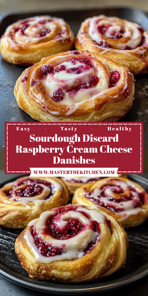 Sourdough Discard Raspberry Cream Cheese Danishes 30 Minutes Easy Delicious