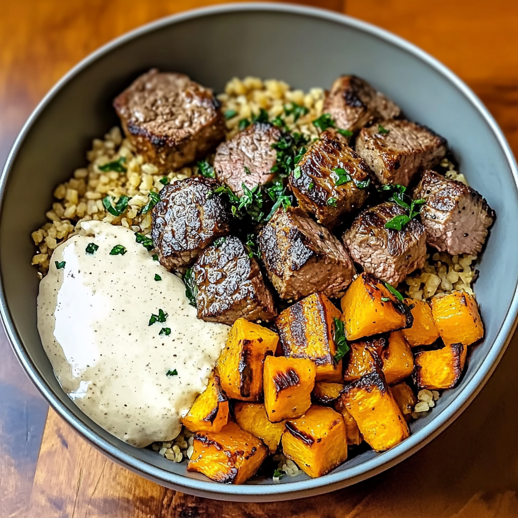 Steak Butternut Squash Bowls 4 Servings Ultimate Delicious