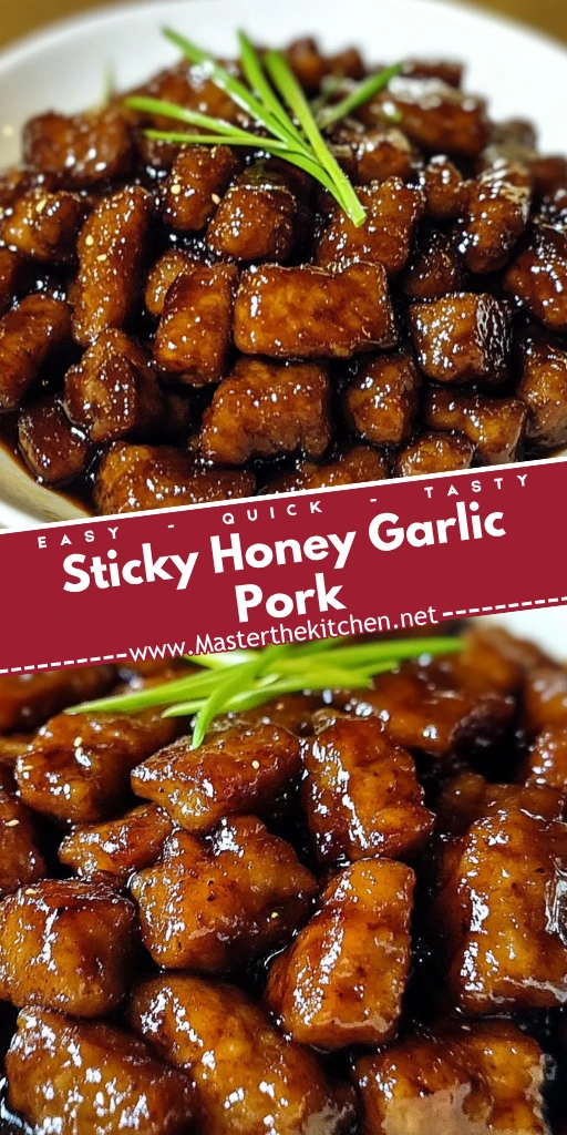 Sticky Honey Garlic Pork 5 Steps Easy Delicious
