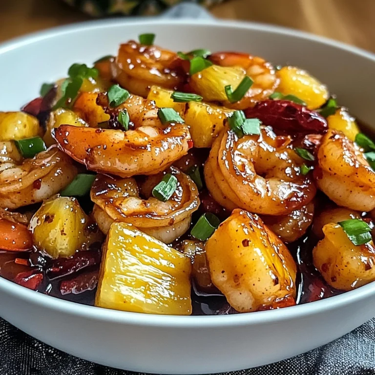 Sweet Chili Pineapple Shrimp 4 Servings Easy Delicious