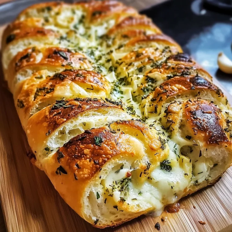 Swirled Garlic Herb and Cheese Bread 30 Minutes Perfect Delicious