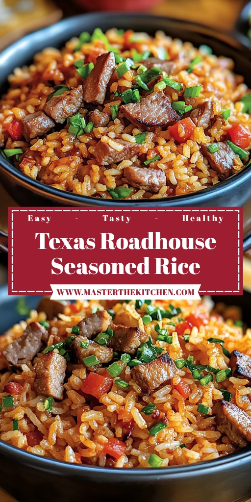 Texas Roadhouse Seasoned Rice 4 Servings Easy Delicious