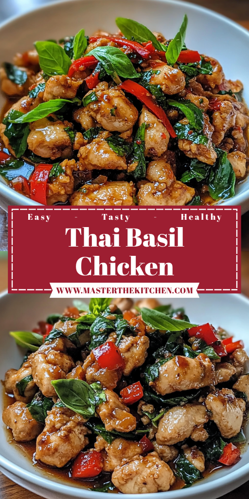 Thai Basil Chicken 5 Steps Easy Delicious