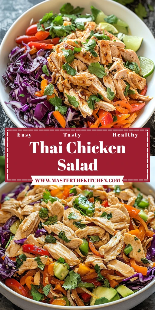 Thai Chicken Salad 4 Servings Ultimate Delicious