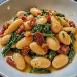 Tuscan Butter Beans with Spinach in 20 Minutes - Easy & Delicious