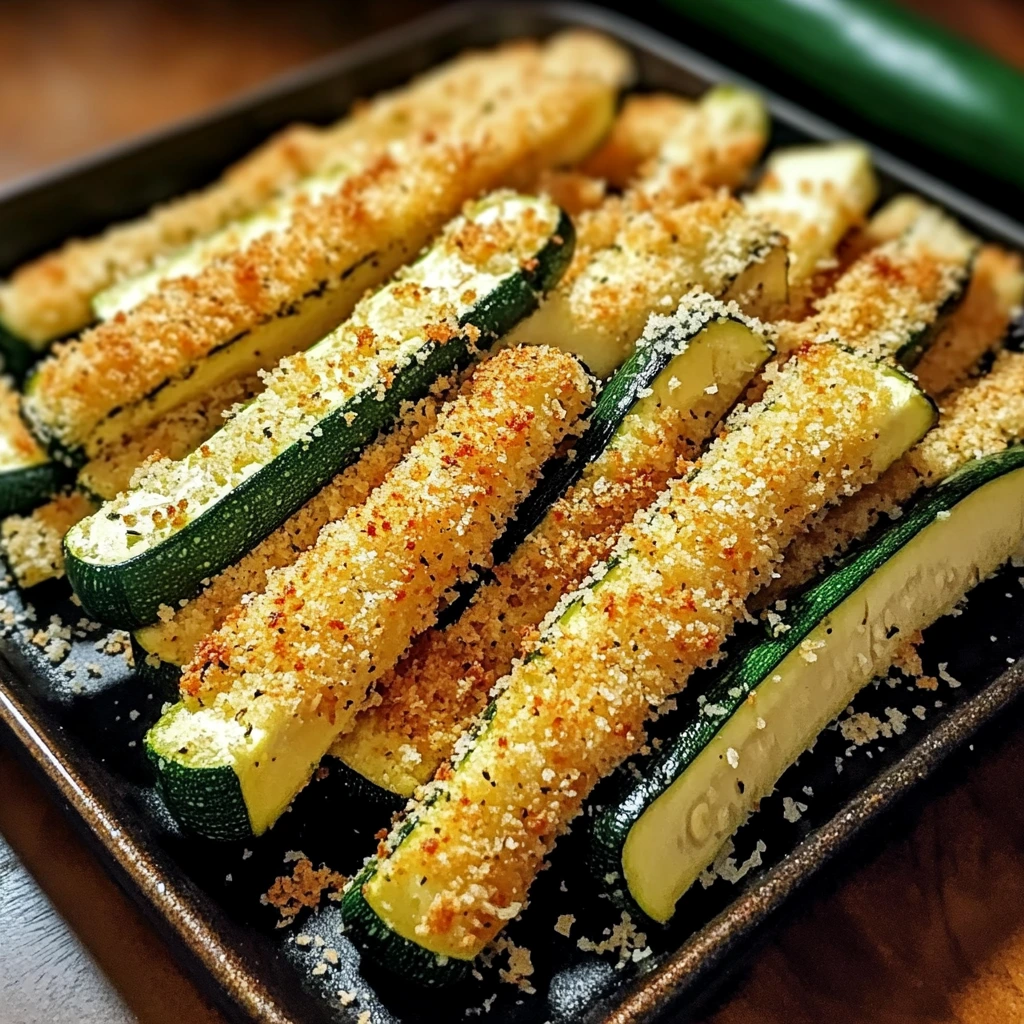 Zesty Baked Zucchini Sticks 18 Minutes Easy Delicious