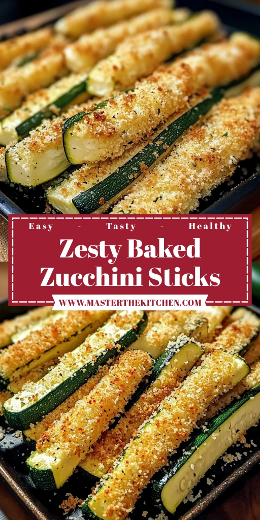 Zesty Baked Zucchini Sticks 18 Minutes Easy Delicious