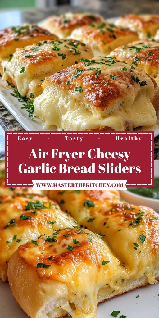 Air Fryer Cheesy Garlic Bread Sliders 5 Steps Ultimate Delicious