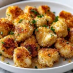 Air Fryer Garlic Parmesan Chicken Bites 16 Minutes Perfect Delicious