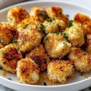 Air Fryer Garlic Parmesan Chicken Bites 16 Minutes Perfect Delicious