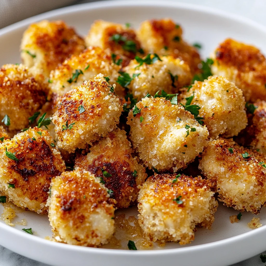 Air Fryer Garlic Parmesan Chicken Bites 16 Minutes Perfect Delicious