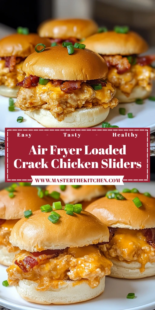 Air Fryer Loaded Crack Chicken Sliders 5 Steps Ultimate Delicious