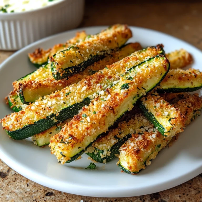 Air Fryer Zucchini Fries Parmesan 4 Servings Easy Delicious
