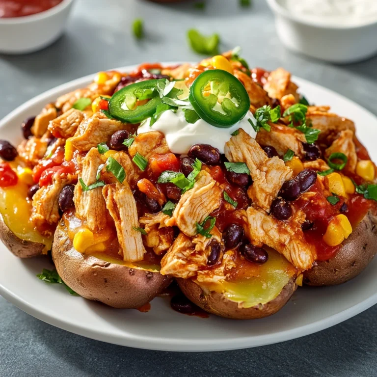 BBQ Chicken Loaded Baked Potato Nachos 5 Steps Awesome Delight