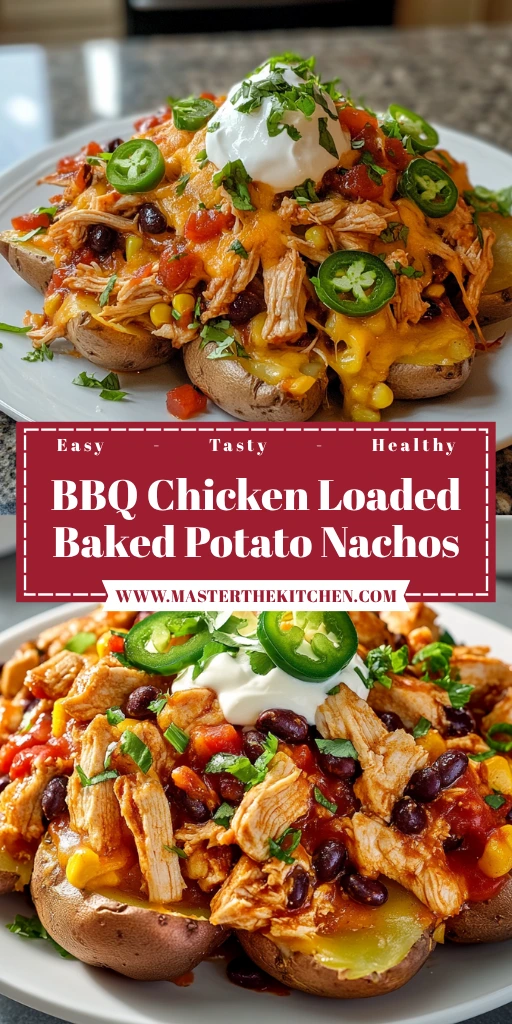 BBQ Chicken Loaded Baked Potato Nachos 5 Steps Awesome Delight