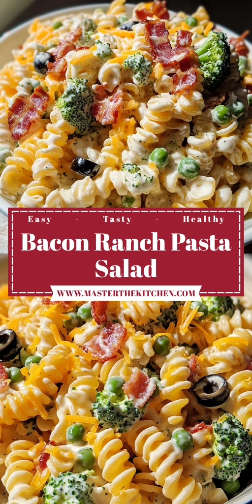 Bacon Ranch Pasta Salad 7 Ingredients Ultimate Delicious