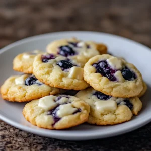 Blueberry Cheesecake Cookies 30 Minutes Easy Delicious