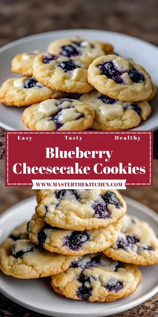 Blueberry Cheesecake Cookies 30 Minutes Easy Delicious
