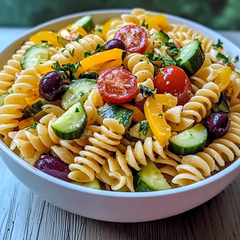 California Pasta Salad 7 Ingredients Perfect Delicious