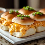 Cheesy Buffalo Chicken Breakfast Sliders 30 Minutes Easy Delicious
