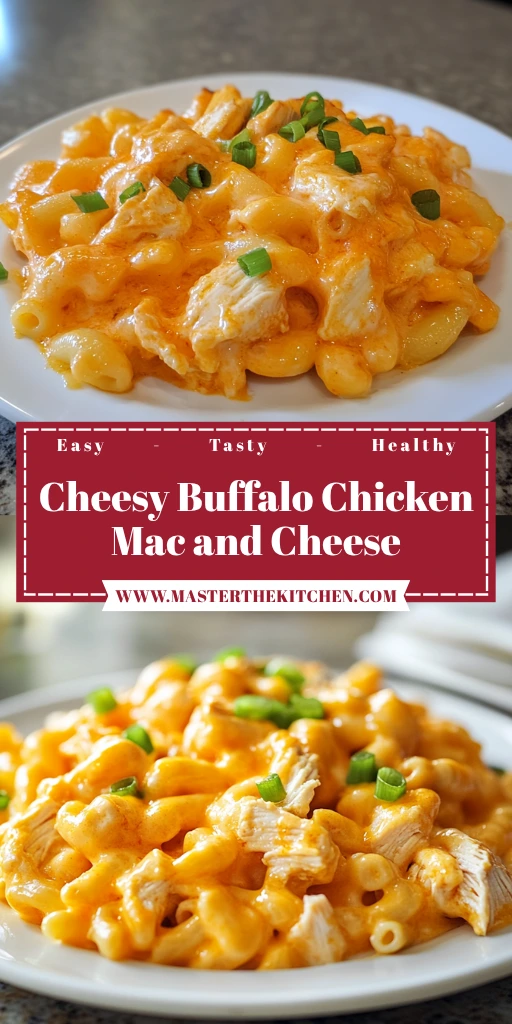 Cheesy Buffalo Chicken Mac and Cheese 4 Servings Ultimate Delicious