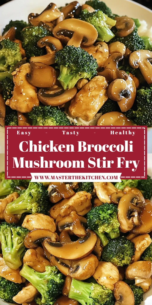 Chicken Broccoli Mushroom Stir Fry 30 Minutes Easy Delicious