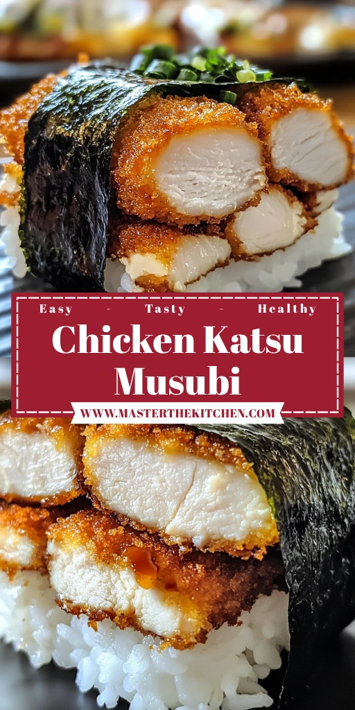 Chicken Katsu Musubi 6 Ingredients Ultimate Delicious