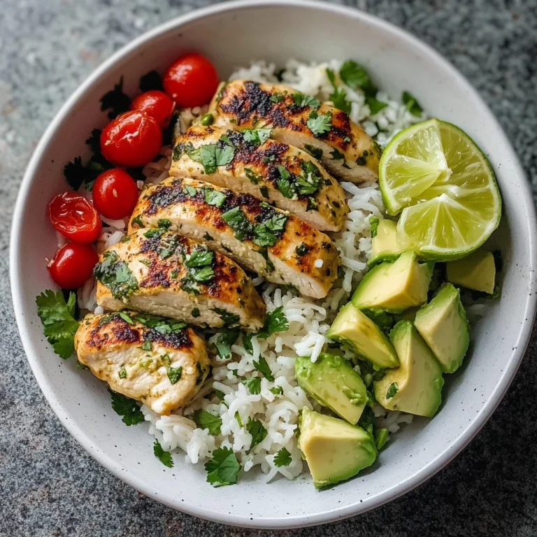 Cilantro Lime Chicken with Avocado 4 Servings Amazing