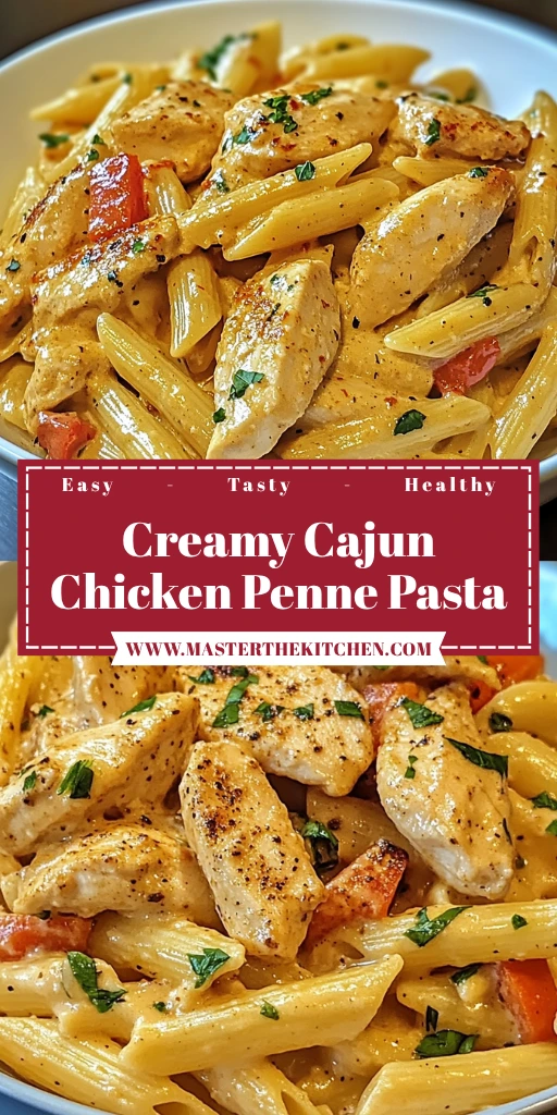 Creamy Cajun Chicken Penne Pasta 30 Minutes Ultimate Delicious