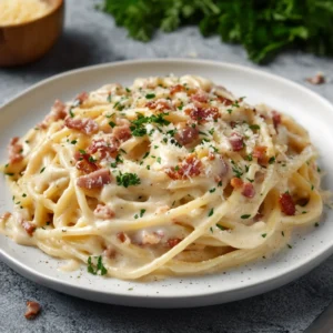 Creamy Garlic Butter Bacon Pasta 4 Ingredients Ultimate Delicious