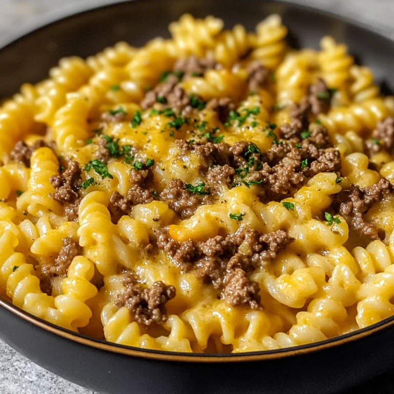 Creamy Ground Beef Pasta 4 Servings Easy Delicious
