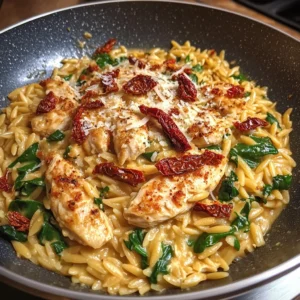Creamy Sun-Dried Tomato Chicken Orzo 30 Minutes Ultimate Delicious