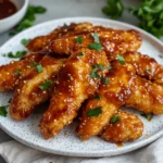 Crispy Air Fryer Honey BBQ Chicken Tenders 10 Minutes Amazing