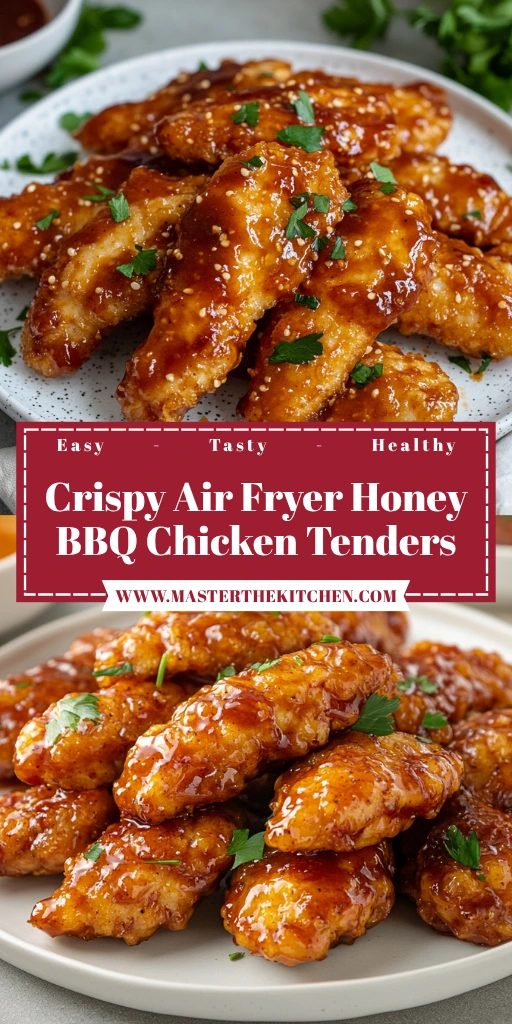 Crispy Air Fryer Honey BBQ Chicken Tenders 10 Minutes Amazing