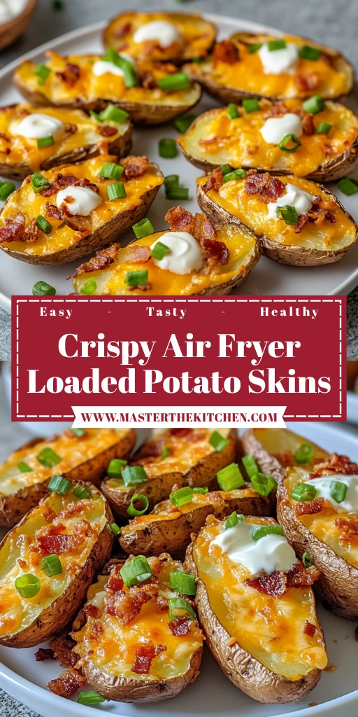Crispy Air Fryer Loaded Potato Skins 5 Steps Ultimate Delicious